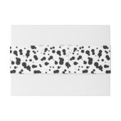 Bandeau De Faire-part Motif de points de Dalmatine (Dos exemple)