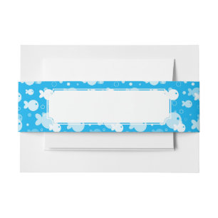 Bandeau De Faire-part motif de poissons