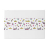 Bandeau De Faire-part motif de princesse de ballet (Dos exemple)