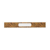 Bandeau De Faire-part Motif de rayure de tigre (Plat)