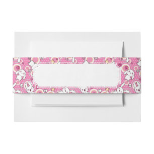 Bandeau De Faire-part motif de rose de kawaii