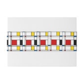 Bandeau De Faire-part Motif de Stijl (Dos exemple)