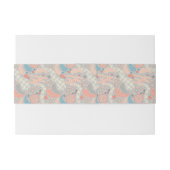 Bandeau De Faire-part Motif de style japonais. Illustration (Dos exemple)