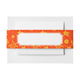 Bandeau De Faire-part Motif de tortues