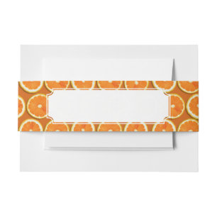 Bandeau De Faire-part Motif de tranches de citron