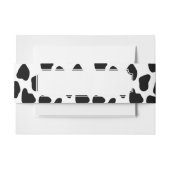 Bandeau De Faire-part Motif de vache (Devant Example)