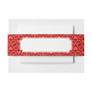 Bandeau De Faire-part Motif de Valentine