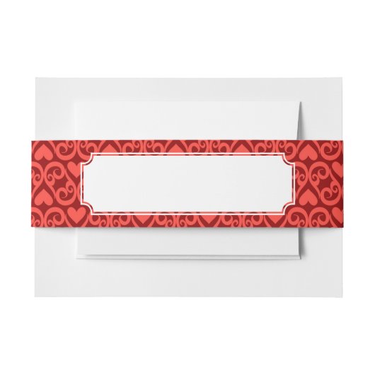 Bandeau De Faire-part Motif de Valentine (Devant Example)