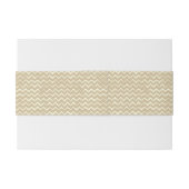 Bandeau De Faire-part Motif de zigzag (Dos exemple)