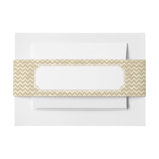 Bandeau De Faire-part Motif de zigzag (Devant Example)