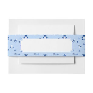 Bandeau De Faire-part Motif d'édredon de bébé