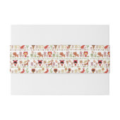 Bandeau De Faire-part Motif d'enfant et d'animaux (Dos exemple)