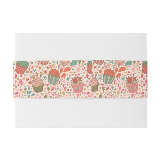 Bandeau De Faire-part Motif doux (Dos exemple)