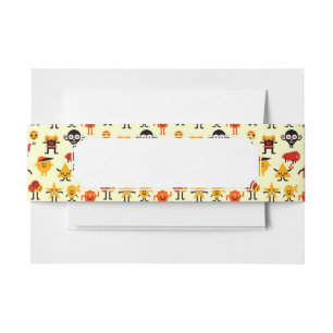 Bandeau De Faire-part Motif drôle de monstres