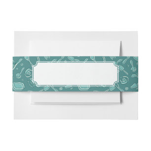 Bandeau De Faire-part Motif d'ustensiles de cuisine