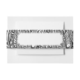 Bandeau De Faire-part Motif ethnique 3