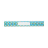 Bandeau De Faire-part Motif ethnique turquoise (Plat)