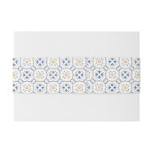 Bandeau De Faire-part Motif floral (Dos exemple)