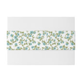 Bandeau De Faire-part Motif floral 11 (Dos exemple)