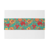 Bandeau De Faire-part Motif floral 2 (Dos exemple)