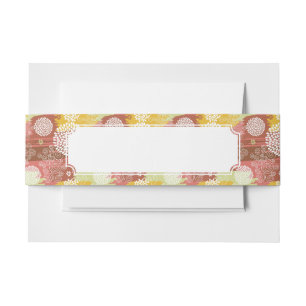 Bandeau De Faire-part Motif floral 2
