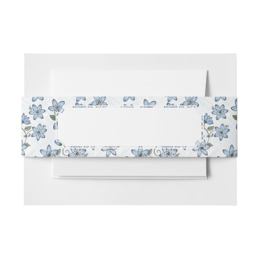 Bandeau De Faire-part Motif floral 2 2 (Devant Example)