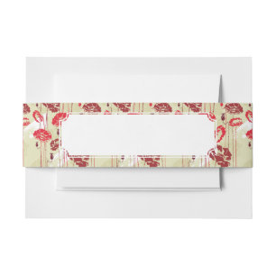 Bandeau De Faire-part Motif floral 2 d'élégance abstraite