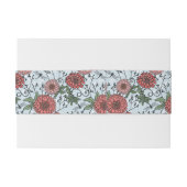 Bandeau De Faire-part Motif floral 3 (Dos exemple)