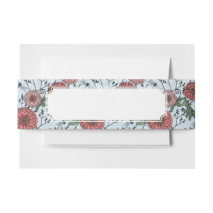 Bandeau De Faire-part Motif floral 3