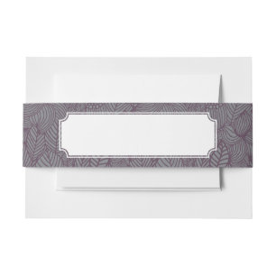 Bandeau De Faire-part Motif floral 3