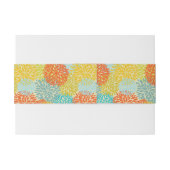 Bandeau De Faire-part Motif floral 3 (Dos exemple)