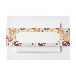 Bandeau De Faire-part Motif floral 4 d'élégance abstraite