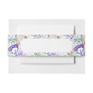 Bandeau De Faire-part Motif floral 8