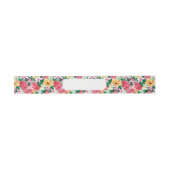 Bandeau De Faire-part Motif floral de ketmie tropicale (Plat)
