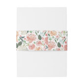 Bandeau De Faire-part Motif floral mi-été (Dos Example)