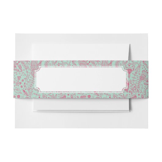 Bandeau De Faire-part Motif floral mignon d'été (Devant Example)