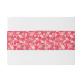 Bandeau De Faire-part Motif géométrique de fleur (Dos exemple)