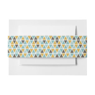 Bandeau De Faire-part Motif géométrique de triangle
