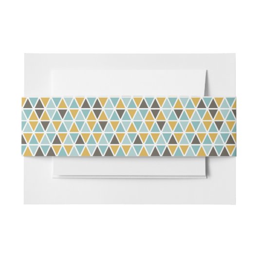 Bandeau De Faire-part Motif géométrique de triangle (Devant Example)