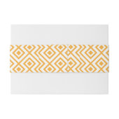 Bandeau De Faire-part Motif géométrique formé par pastille (Dos exemple)