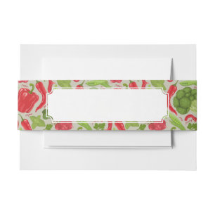 Bandeau De Faire-part Motif lumineux des légumes frais