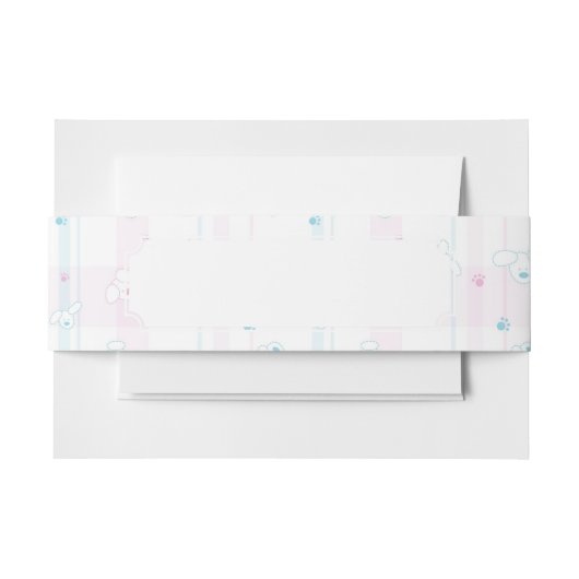 Bandeau De Faire-part Motif mignon avec des chiens (Devant Example)