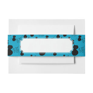 Bandeau De Faire-part Motif mignon de minou