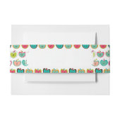 Bandeau De Faire-part Motif mignon de pomme (Devant Example)