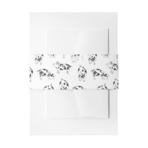 Bandeau De Faire-part Motif minimaliste de Cottagecore vintage représent