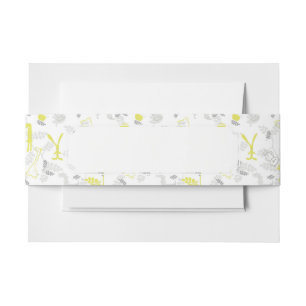 Bandeau De Faire-part motif montrant les animaux 2 de bébé