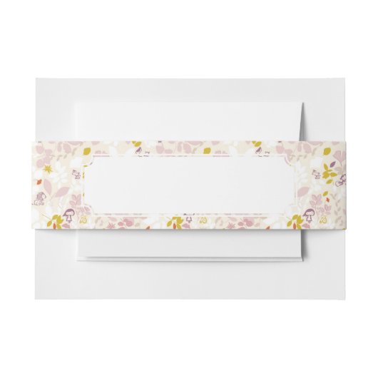 Bandeau De Faire-part motif montrant les animaux lunatiques (Devant Example)