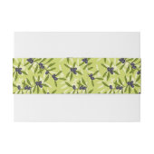 Bandeau De Faire-part Motif olive (Dos exemple)