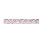 Bandeau De Faire-part Motif peint de roses (Plat)