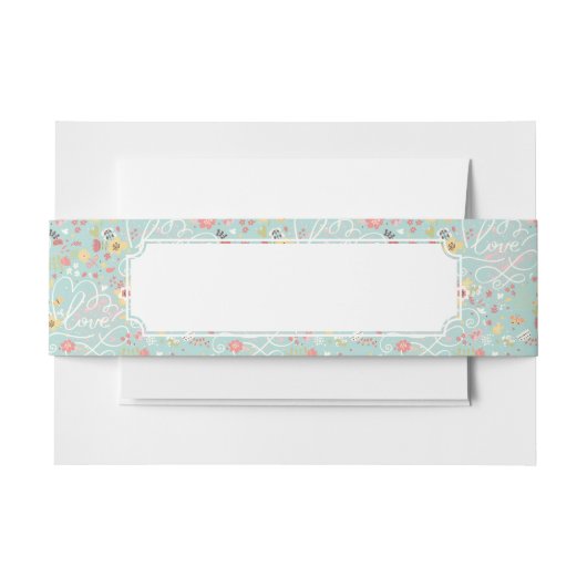 Bandeau De Faire-part Motif romantique lumineux moderne (Devant Example)